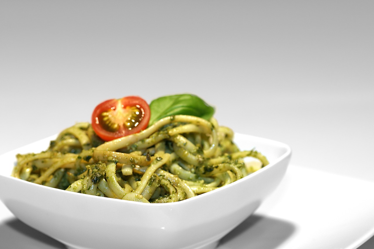 Spaghetti zielone